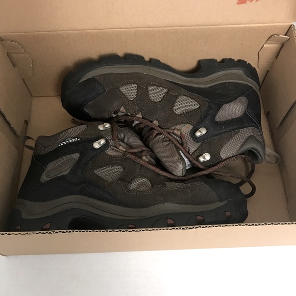 Columbia Packus Ridge Omni-tech boot sz 9 W Espresso-Red Rover. - Picture 2 of 8